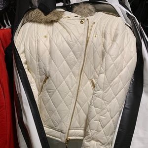 Juciy couture White new outerwear PUFFER JACKET